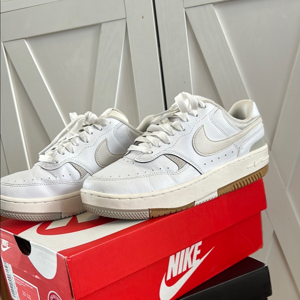 Nike Gamma Force White Sneakers 7